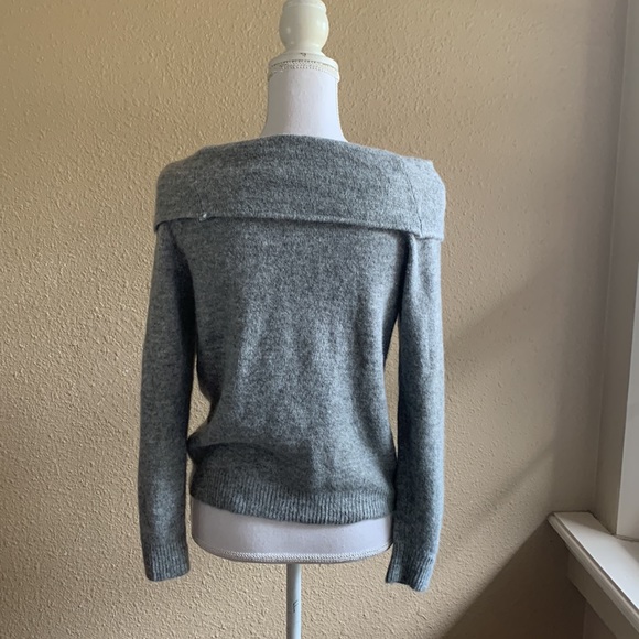 SOPHIE RUE GRAY COWL NECK SWEATER S - Picture 2 of 6